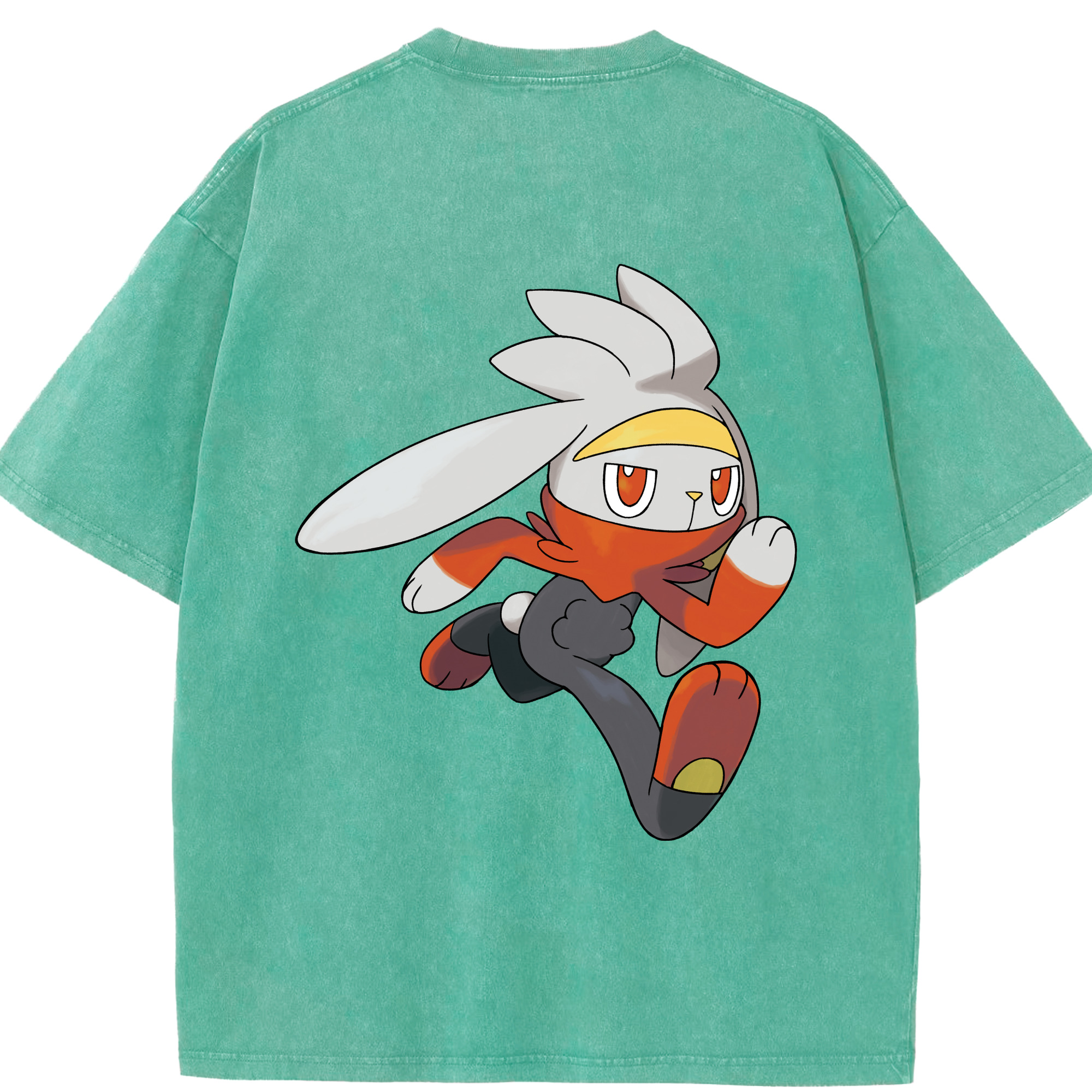 （画像用） ポケットモンスター Pokémon 綿100% ヴィンテージ風 半袖Tシャツ（背面プリント）